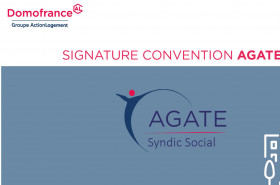 Domofrance et Néolia signent une convention pour partager la marque AGATE dédiée à l'activité de syndic social