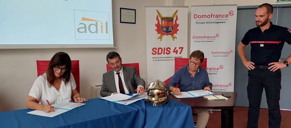 Domofrance signe une convention avec le SDIS 47