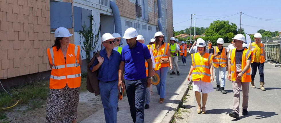 Visite de chantier - Cité Bel Air