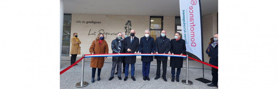 Inauguration à Gradignan de la résidence autonomie "Les Séquoias"