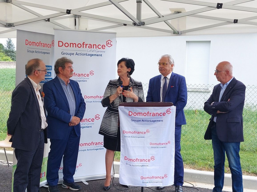 Inauguration de 41 logements à Layrac